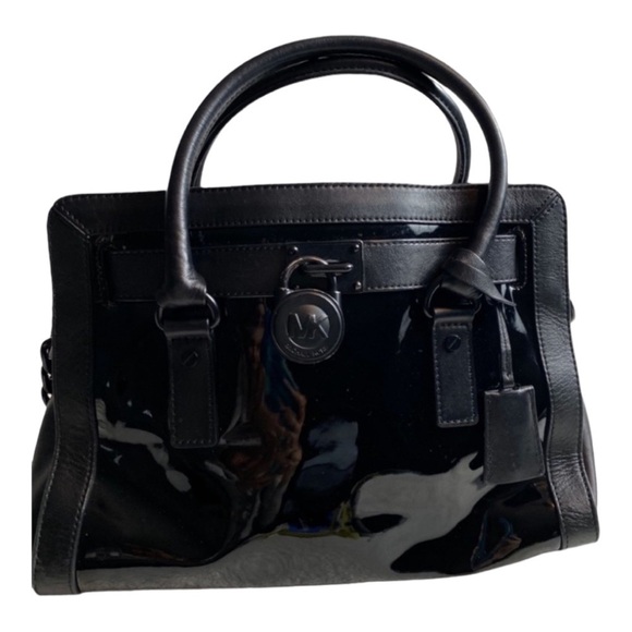 Michael Kors patent leather handbag